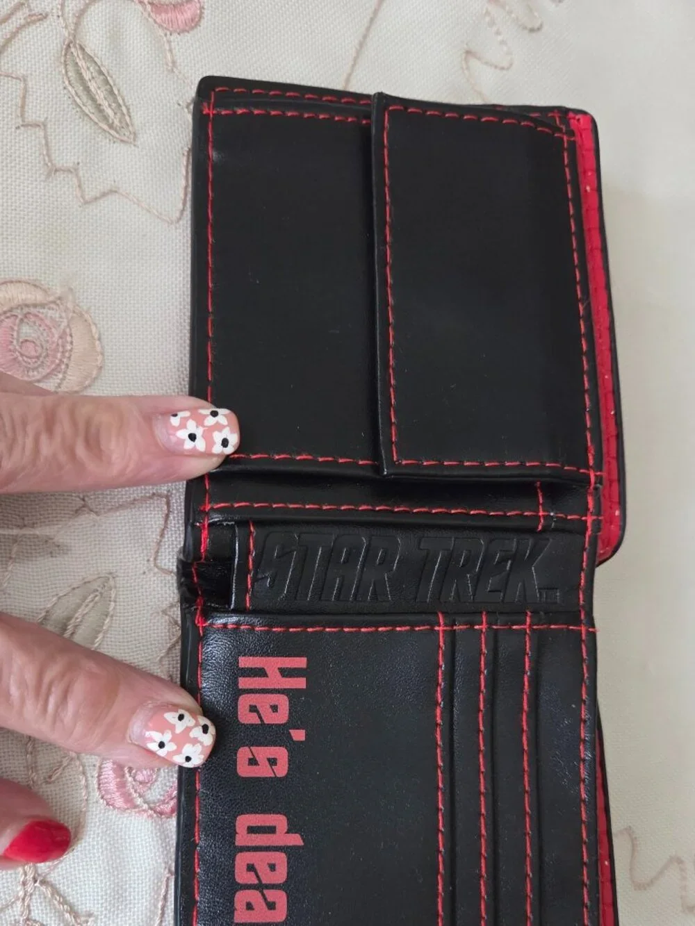 Star Trek Red Engineering Logo Bi-Fold Wallet